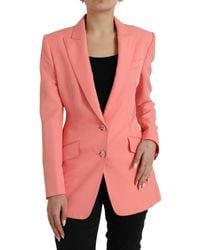 Dolce & Gabbana - Chic Peak Lapel Blazer - Lyst