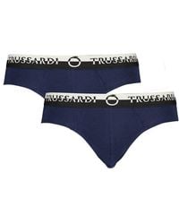 Trussardi - Blue Cotton Underwear - Lyst