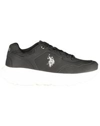 U.S. POLO ASSN. - Black Polyurethane 's Sneaker - Lyst