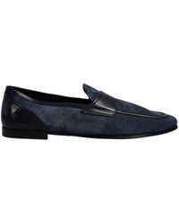Dolce & Gabbana - Suede Leather Loafer Moccasin Shoes - Lyst