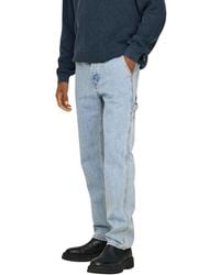 Only & Sons - Blue Cotton Relaxed Fit Jeans - Lyst
