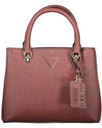 Guess - Brown Polyethylene Handbag - Lyst