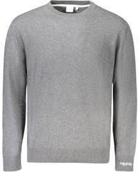 Pepe Jeans - Grigio Cotton Men Sweater - Lyst