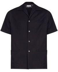 Maison Margiela - Short-Sleeve Wool Shirt - Lyst