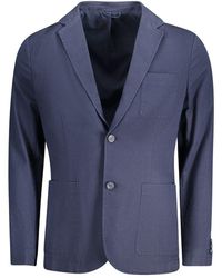 Guess - Blue Cotton Mens Jacket - Lyst