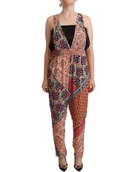 Pinko - Chic Sleeveless V-Neck Jumpsuit - Lyst