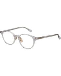 Max Mara - Transparent Acetate Glasses (frames) - Lyst