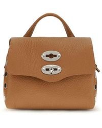 Zanellato - Beige Calf Leather Bos Taurus Shoulder Bag - Lyst