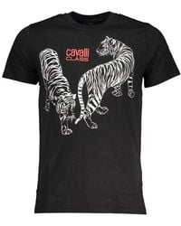 Roberto Cavalli - Cotton T-Shirt - Lyst