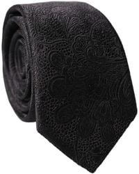 Dolce & Gabbana - Floral Brocade Silk Adjustable 'Sd Neckmen's Tie - Lyst