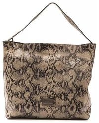 Pompei Donatella - Brown Leather Shoulder Bag - Lyst