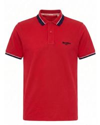 Baldinini - Red Cotton Men Polo - Lyst