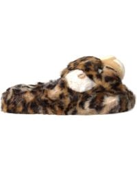 Dolce & Gabbana - Brown Tiger Slippers Flats Sandals Shoes - Lyst