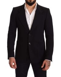 Dolce & Gabbana - Blue 2 Piece Martini Blazer Suit Jacket Wool - Lyst