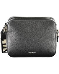 Coccinelle - Elegant Leather Shoulder Bag With Contrasting Details - Lyst