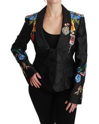 Dolce & Gabbana - Fairytale Sicily Embroidered Jacket - Lyst