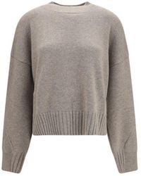 Malo - Beige Cashmere Sweater - Lyst