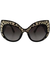Dolce & Gabbana - Butterfly Polarized Sequin Sunglasses - Lyst