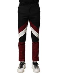 Dolce & Gabbana - Color Block Slim Pants - Lyst