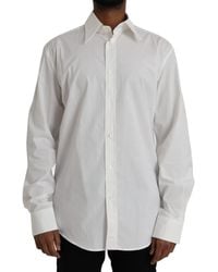 Dolce & Gabbana - Cotton Dress Slim Fit Shirt - Lyst