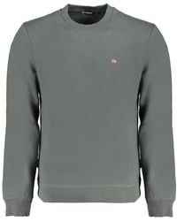 Napapijri - Verde Cotton Male Sweatshirt - Lyst