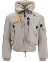 Parajumpers - Gray Polyamide Bomber - Lyst
