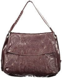 Desigual - Brown Polyurethane Bag - Lyst