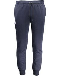 K-Way - Blue Cotton Pant - 2xs - Lyst
