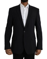 Dolce & Gabbana - Martini Single Breasted Coat Blazer - Lyst