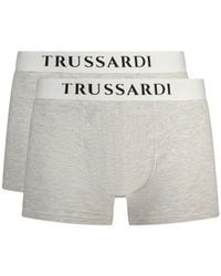 Trussardi - "gray Cotton Men's Boxer Short" - Lyst