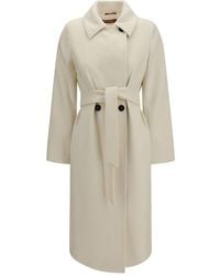 Max Mara - White Wool Oves Aries Coat - Lyst
