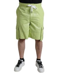 Dolce & Gabbana - Light Cotton Cargo Bermuda Shorts - Lyst