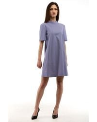 Moschino - Lace-Trimmed Silk Blend Midi Dress - Lyst