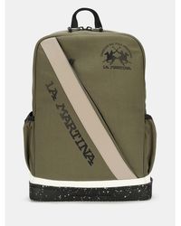 La Martina - Bicolor Canvas Backpack - Lyst