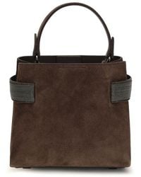Brunello Cucinelli - Brown Calf Leather Bos Taurus Handbag - Lyst