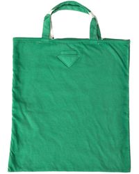 Prada - Elegant Fabric Tote Bag - Lyst