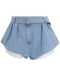 Magda Butrym - Cotton Bermuda Shorts - Lyst