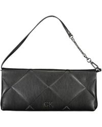 Calvin Klein - Black Polyester Woman Handbag - Lyst
