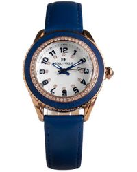 Folli Follie - Blue Leather Watch - Lyst