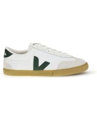 Veja - White Calf Leather Bos Taurus Low Top Sneakers - Lyst