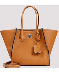 Ermanno Scervino - Biscuit Maggie Grained Calf Leather Tote Bag - Lyst