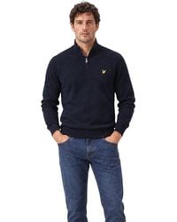 Lyle & Scott - Blue Cotton Sweatshirt - Lyst