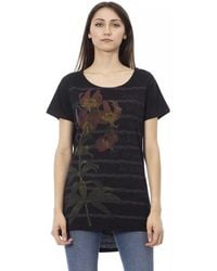 TRUSSARDI ACTION - Black Cotton T - Lyst