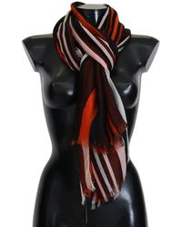Dolce & Gabbana - Elegant Silk Fringed Scarf - Lyst