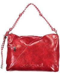 Desigual - Red Polyurethane Handbag - Lyst