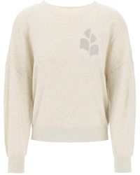 Isabel Marant - Isabel Marant Etoile Marisans Sweater With Lurex Logo Intarsia - Lyst