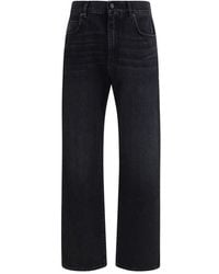 Balmain - Black Cotton Jeans Denim - Lyst