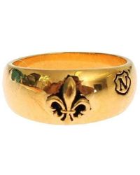 Nialaya - Gold Plated 925 Silver Ring - Lyst