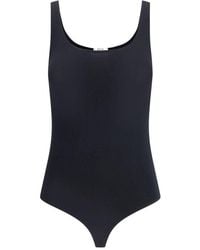 Wolford - Black Cotton Bodysuit - Lyst