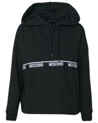 Moschino - Black Cotton Sweatshirt - Lyst